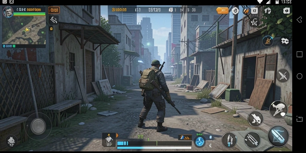 Screenshot menunjukkan tampilan antarmuka permainan yang menarik.