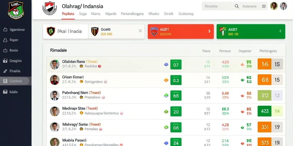 Tampilan utama 8II yang memukau dan interaktif.