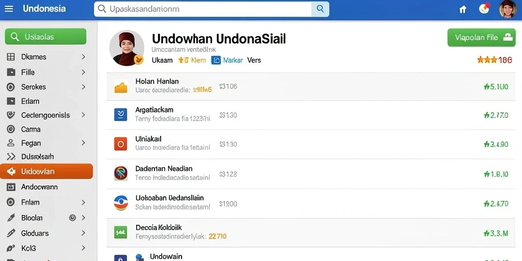 Tampilan karakter yang keren dan atraktif.