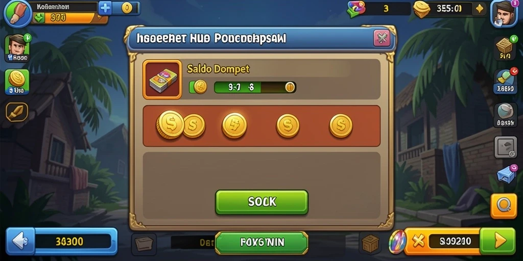 Tampilan utama game dengan grafis yang menarik.
