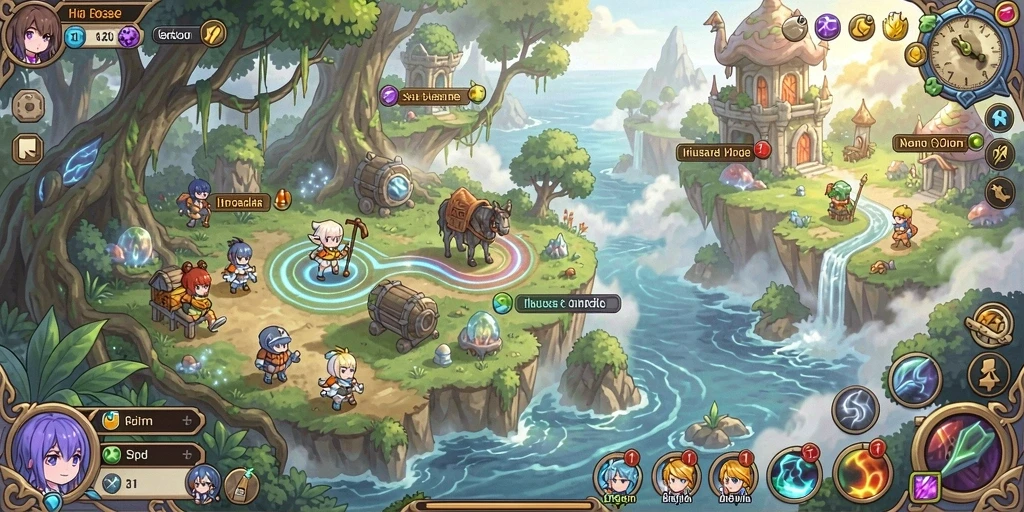 Tangkapan layar menampilkan gameplay yang menantang dan menarik.