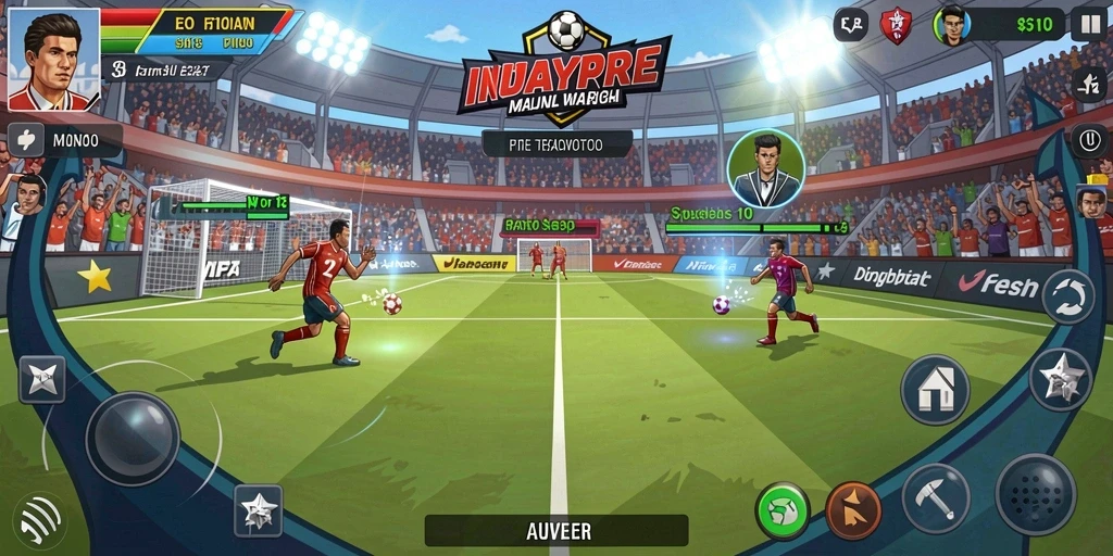 Screenshot menunjukkan grafis menawan dari karakter utama.
