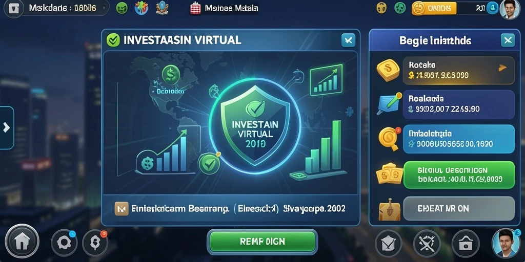 Screenshot menunjukkan antarmuka utama yang menawan.
