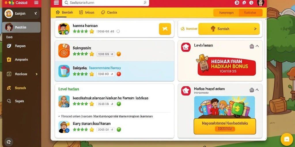 Tampilkan karakter superhero ikonis di layar utama permainan.