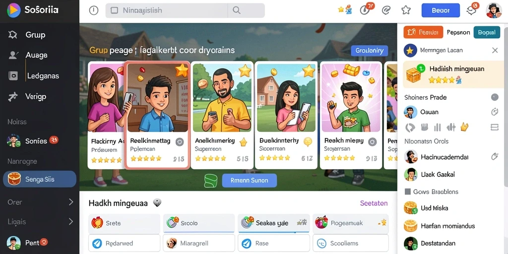 Tampilan antarmuka yang menarik dan mudah digunakan.