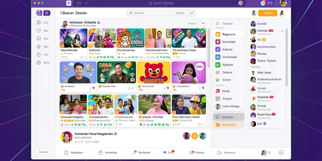 Tampilan antarmuka pengguna yang elegan dan bersih.