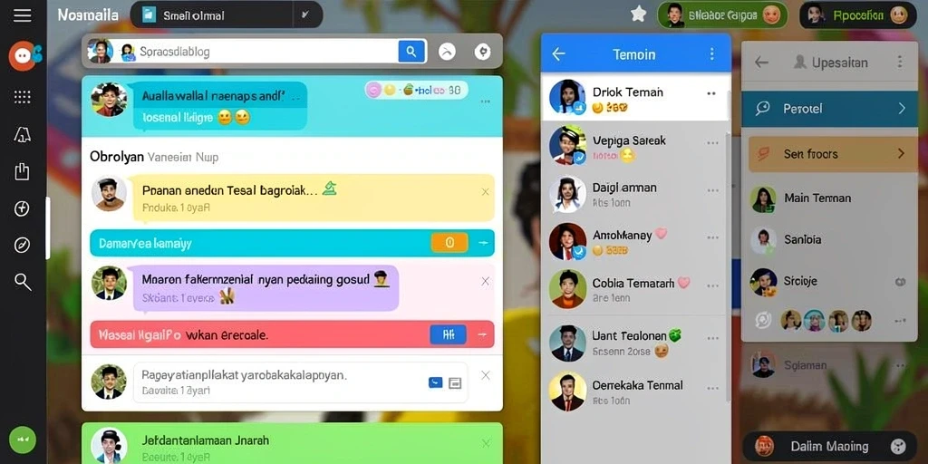 Tampilan interaksi pengguna yang intuitif.