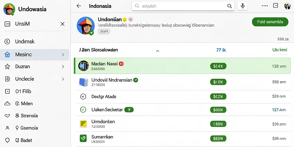 Screenshot menampilkan antarmuka permainan yang menarik.