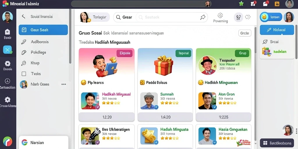 Tampilan antarmuka yang ramah pengguna.
