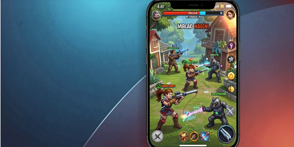 Tampilan antarmuka game yang modern dan intuitif.